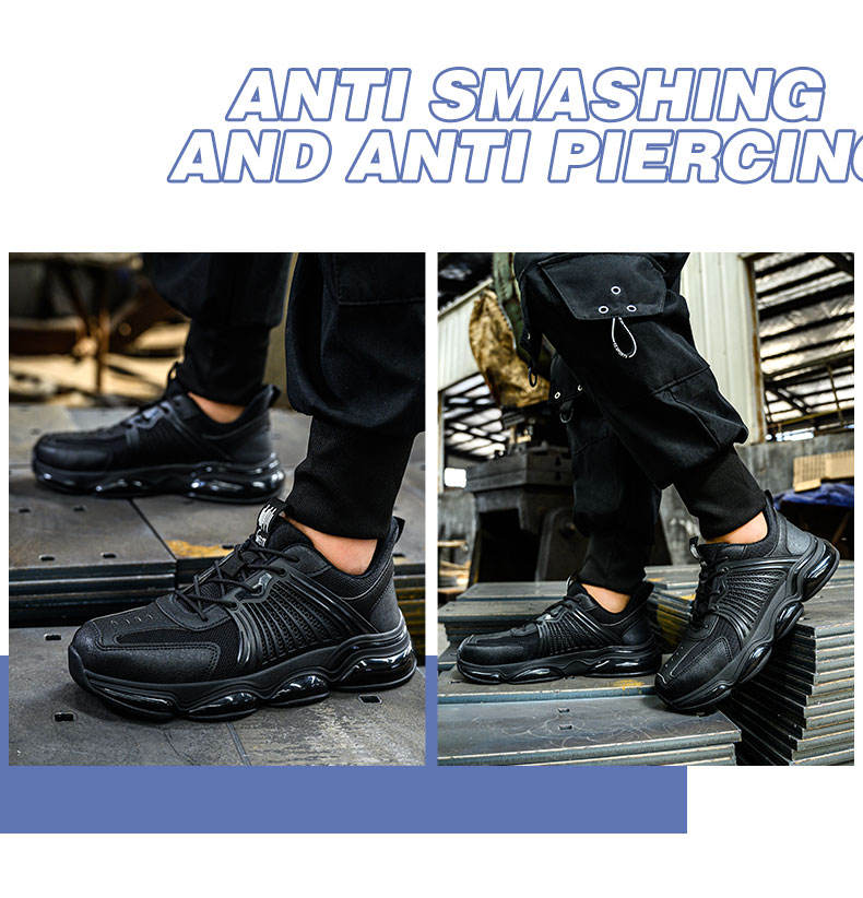 Breathable Steel Toe Safety Work Shoe, Anti-Smash & Comfort - FZ - 309