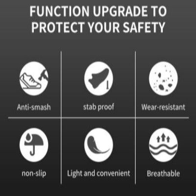 Breathable Steel Toe Safety Work Shoe, Anti-Smash & Comfort - FZ-109