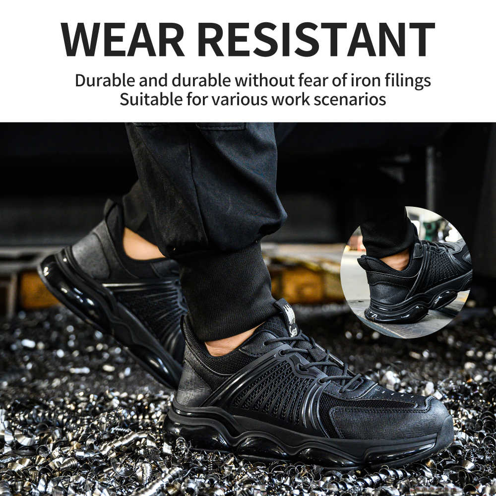 Breathable Steel Toe Safety Work Shoe, Anti-Smash & Comfort - FZ - 309