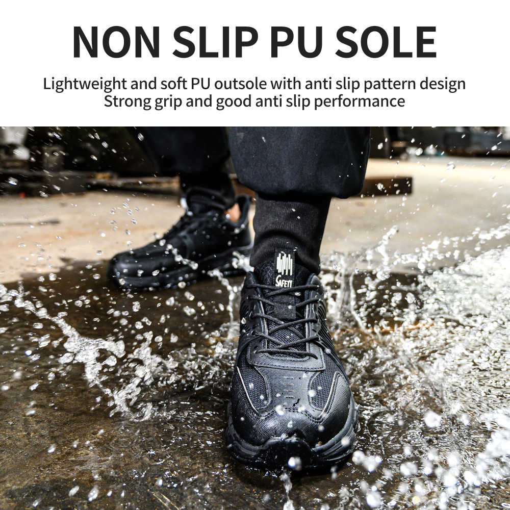 Breathable Steel Toe Safety Work Shoe, Anti-Smash & Comfort - FZ - 309