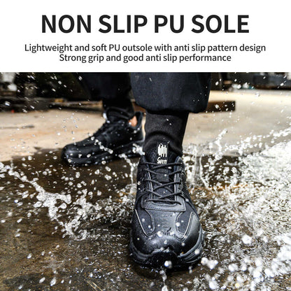 Breathable Steel Toe Safety Work Shoe, Anti-Smash & Comfort - FZ - 309