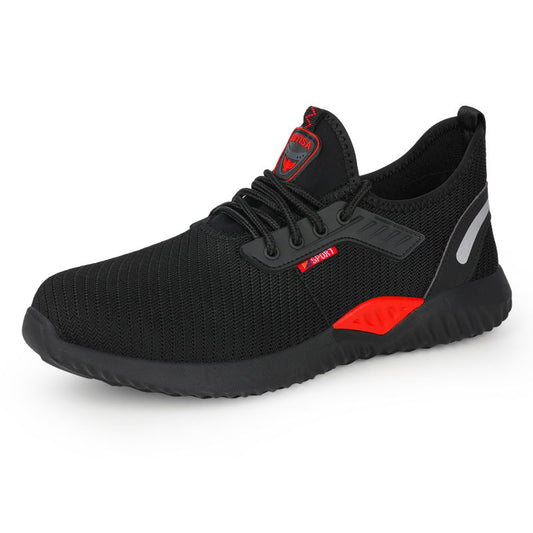 Breathable Steel Toe Safety Work Shoe, Anti-Smash & Comfort - SSA Guyisa