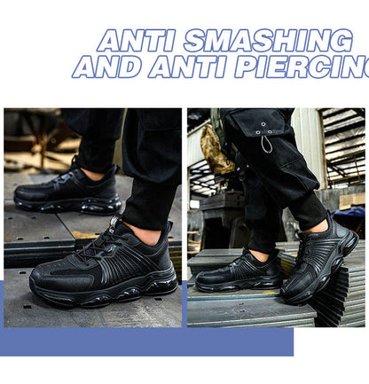 Breathable Steel Toe Safety Work Shoe, Anti-Smash & Comfort - FZ - 309