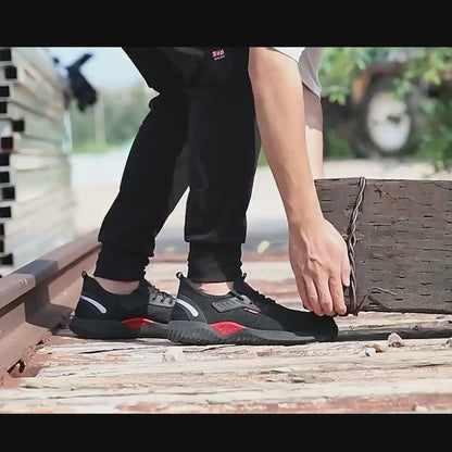 Breathable Steel Toe Safety Work Shoe, Anti-Smash & Comfort - SSA Guyisa